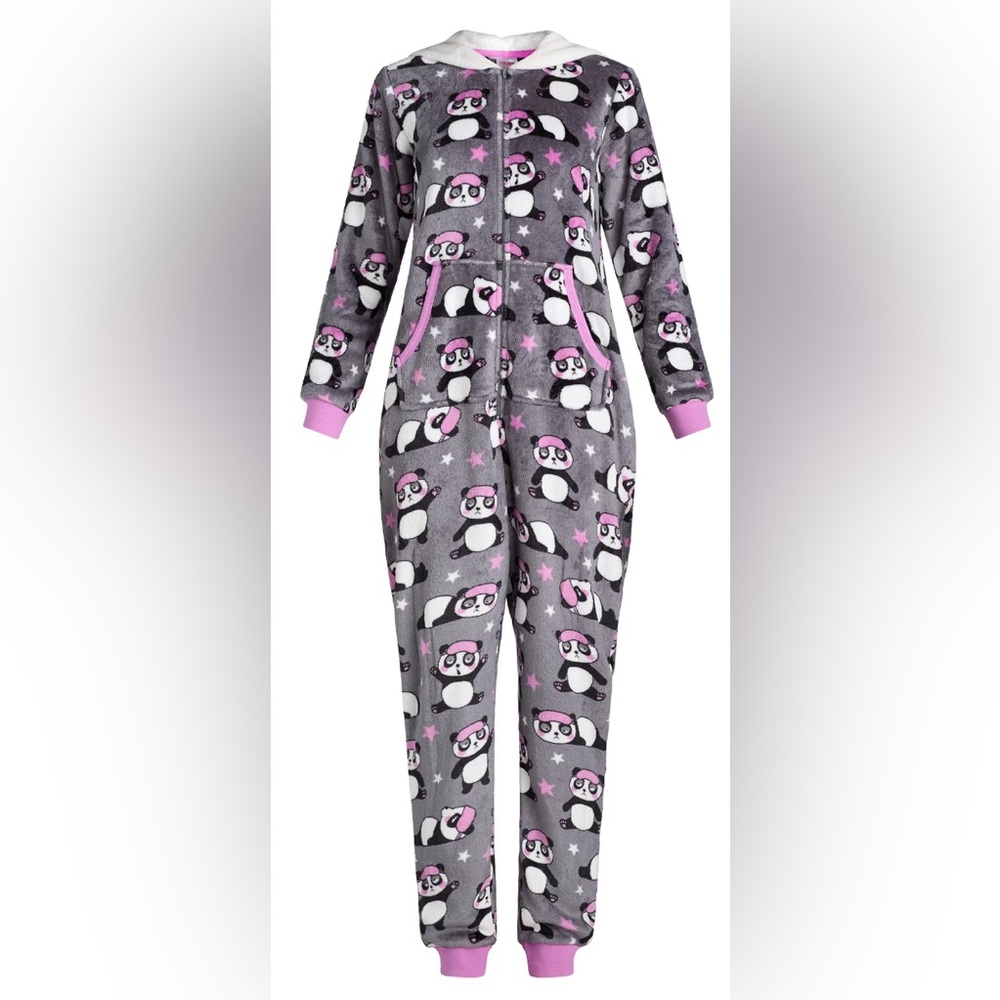 Holiday Time Union Suit Panda